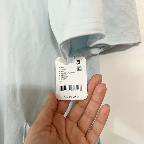 NWT Free People Movement Hot Shot Tee Romper Boardwalk Blue | S - Picture 6 of 7